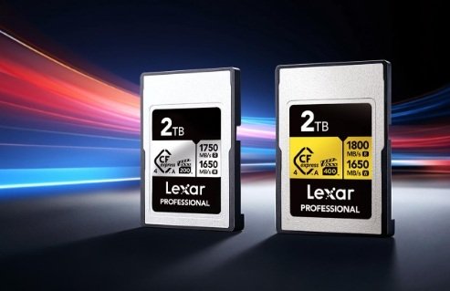 Lexar lanza nuevas tarjetas CFexpress™ 4.0 GOLD y SILVER Tipo A con capacidad de 2 TB